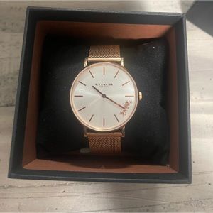 Rose gold Coach Watch